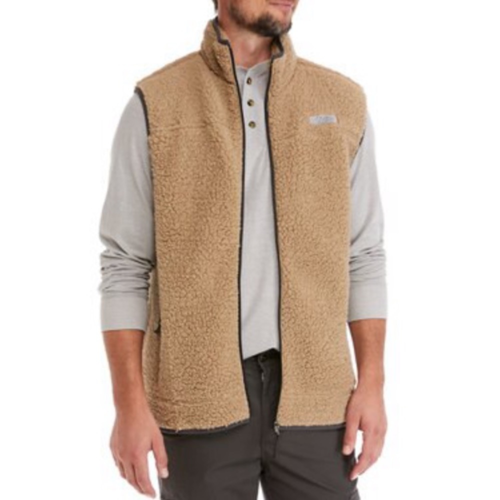 Men's XL Full Sherpa Vest